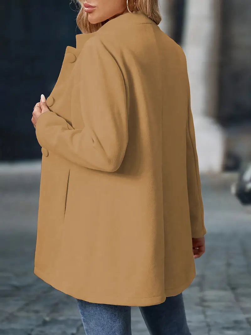 Lia | Abrigo elegante de otoño con botones para mujer