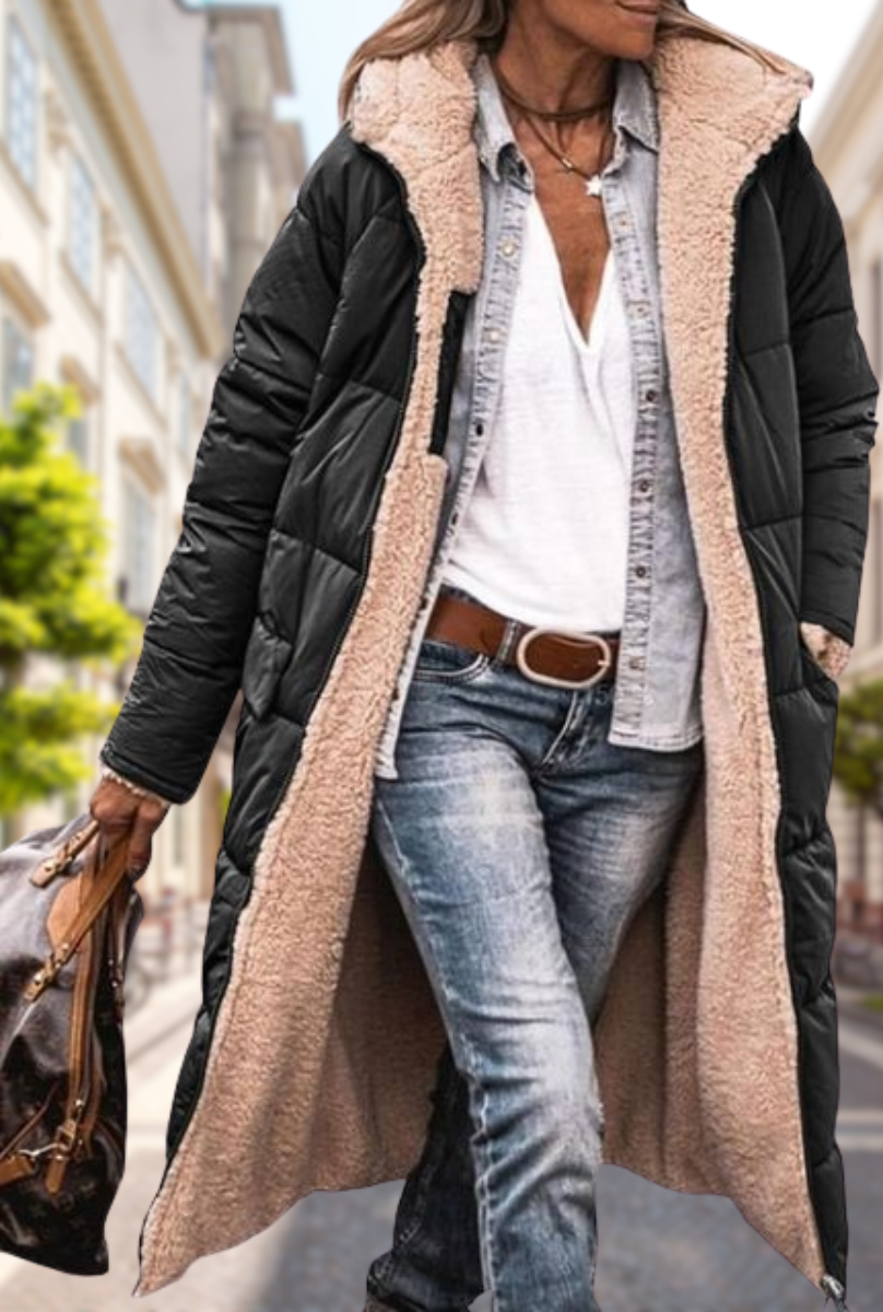 Aubrey | Chaqueta de otoño con forro y capucha para mujer