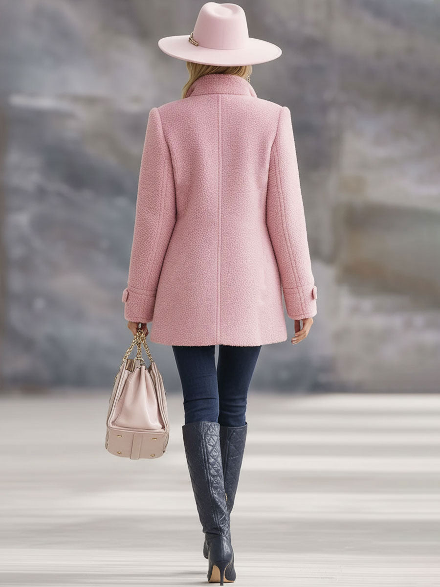 Sara | Chaqueta cálida de forro polar con cuello alto para mujer