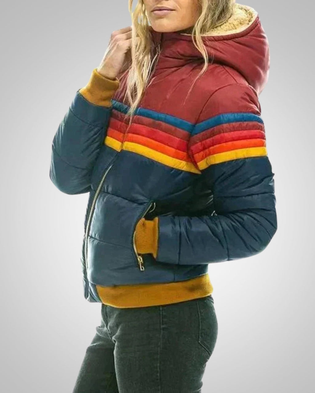 Anna | Chaqueta de invierno impermeable con capucha para mujer para actividades al aire libre