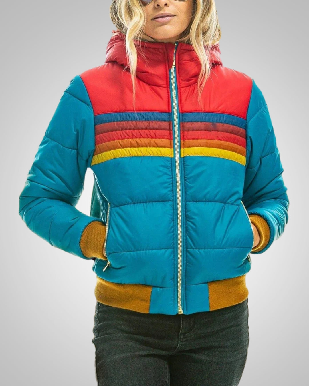 Anna | Chaqueta de invierno impermeable con capucha para mujer para actividades al aire libre