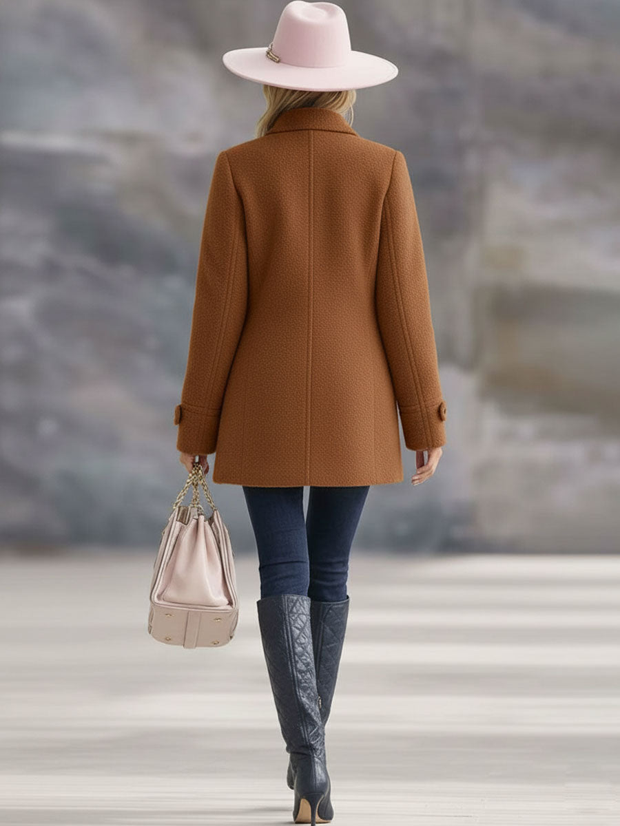 Sara | Chaqueta cálida de forro polar con cuello alto para mujer