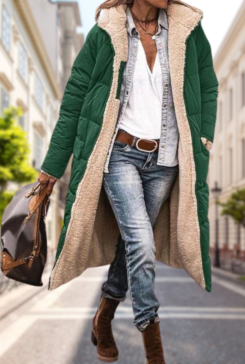 Aubrey | Chaqueta de otoño con forro y capucha para mujer