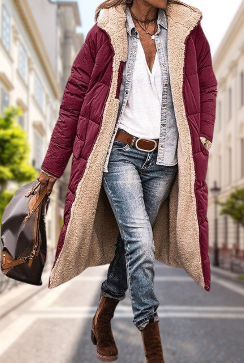 Aubrey | Chaqueta de otoño con forro y capucha para mujer