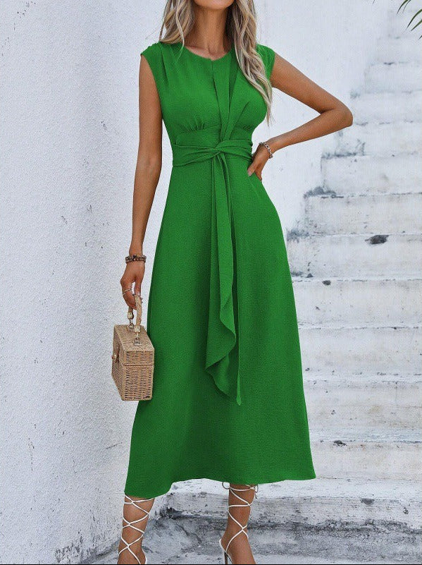 Eva - Vestido elegante sin mangas con cintura ajustable