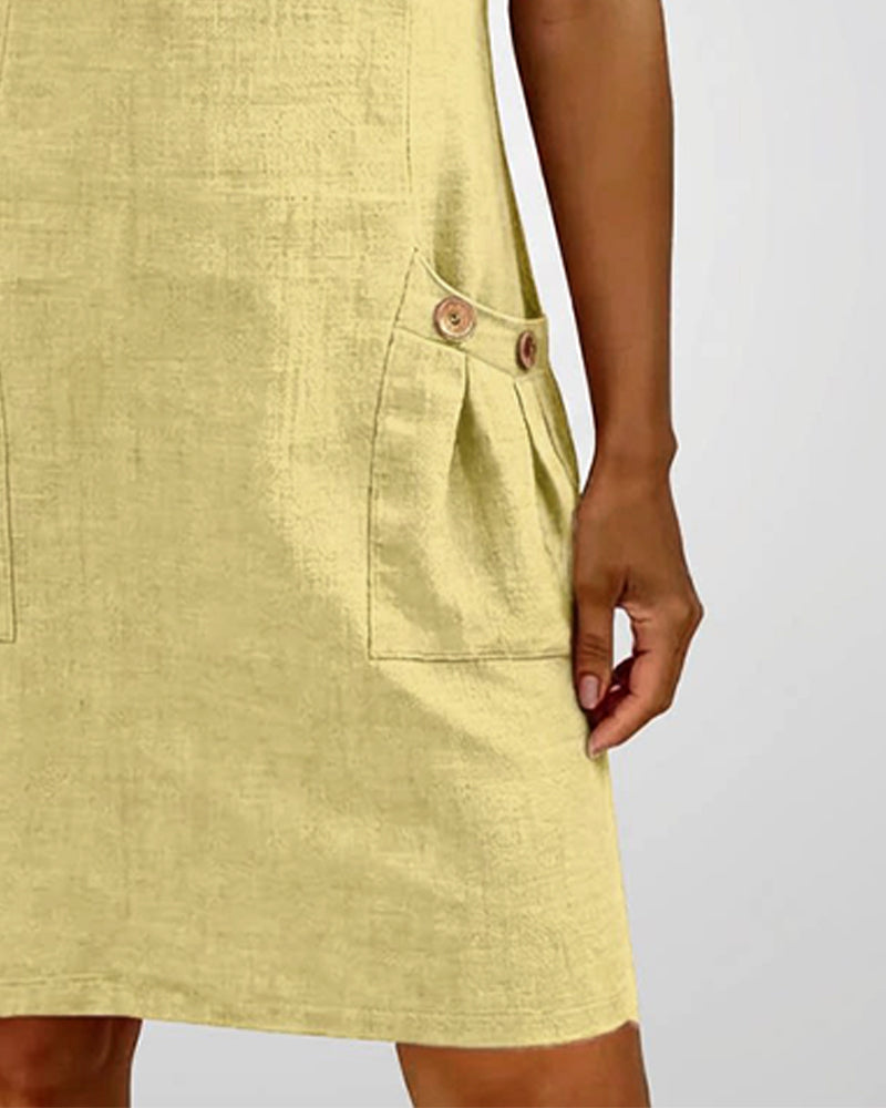 Carmen Mode® | Vestido de algodón con cremallera