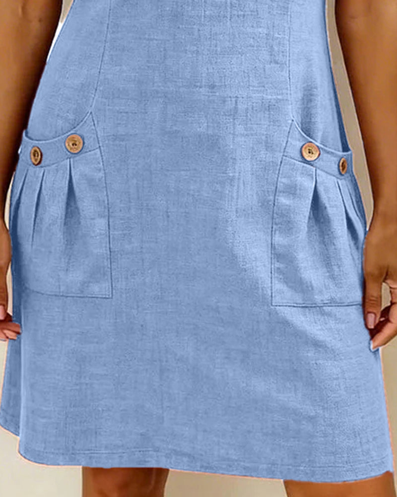 Carmen Mode® | Vestido de algodón con cremallera