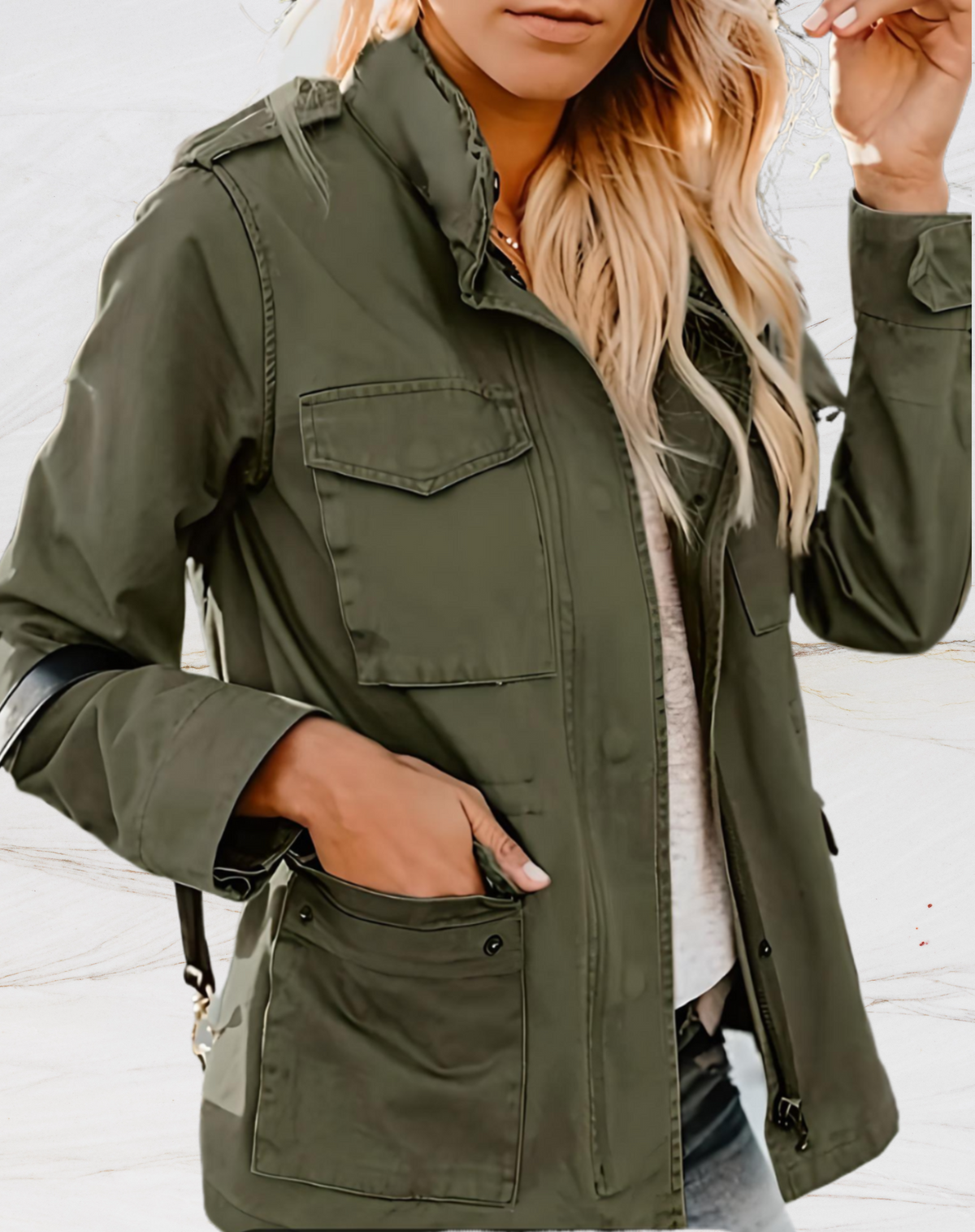 Nicole | Chaqueta deportiva de otoño con bolsillos para mujer