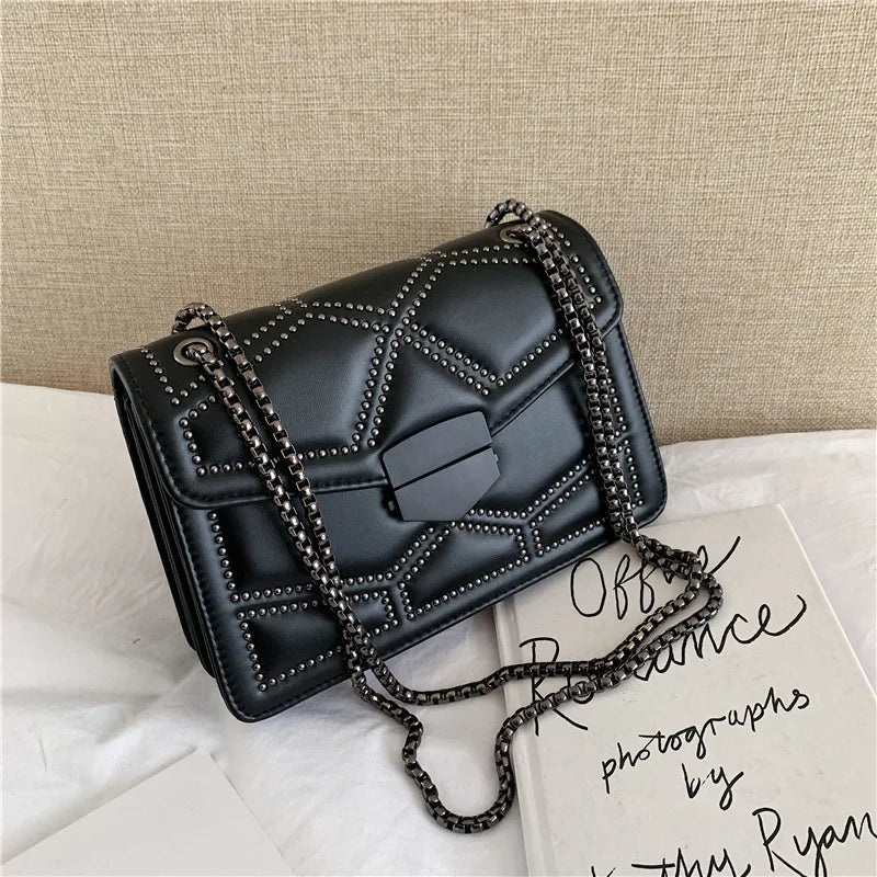 Bolso bandolera elegante - Cuero sintético de moda