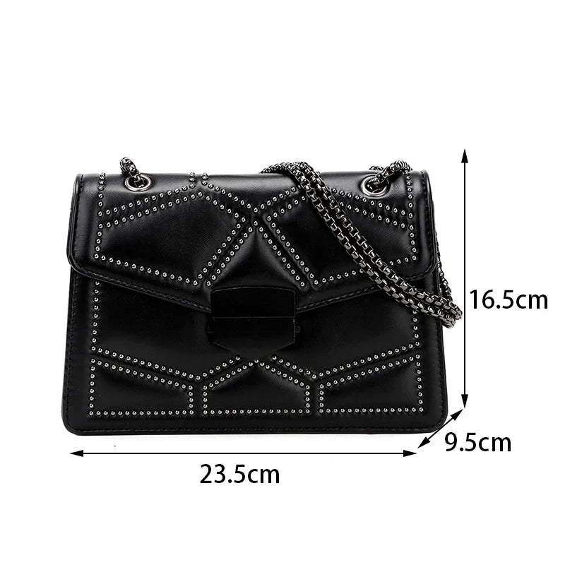 Bolso bandolera elegante - Cuero sintético de moda
