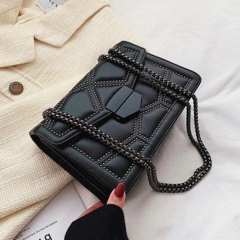 Bolso bandolera elegante - Cuero sintético de moda