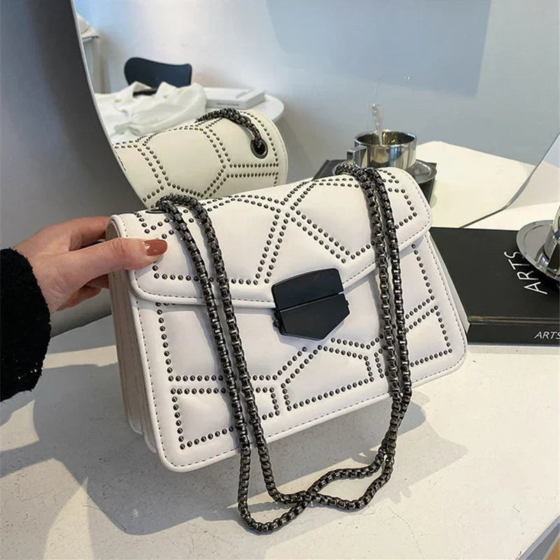 Bolso bandolera elegante - Cuero sintético de moda