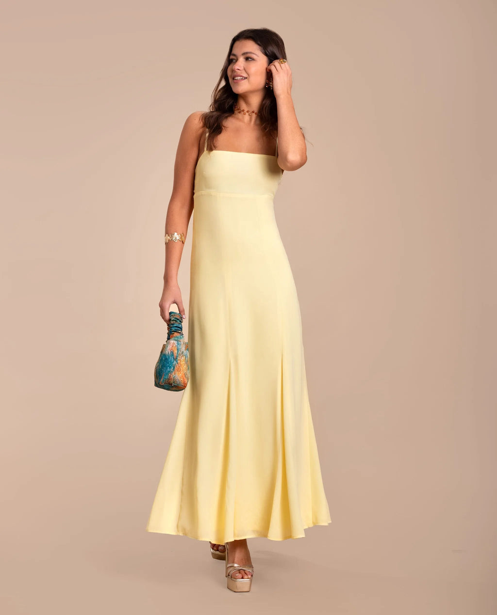 VESTIDO CARLA · AMARILLO