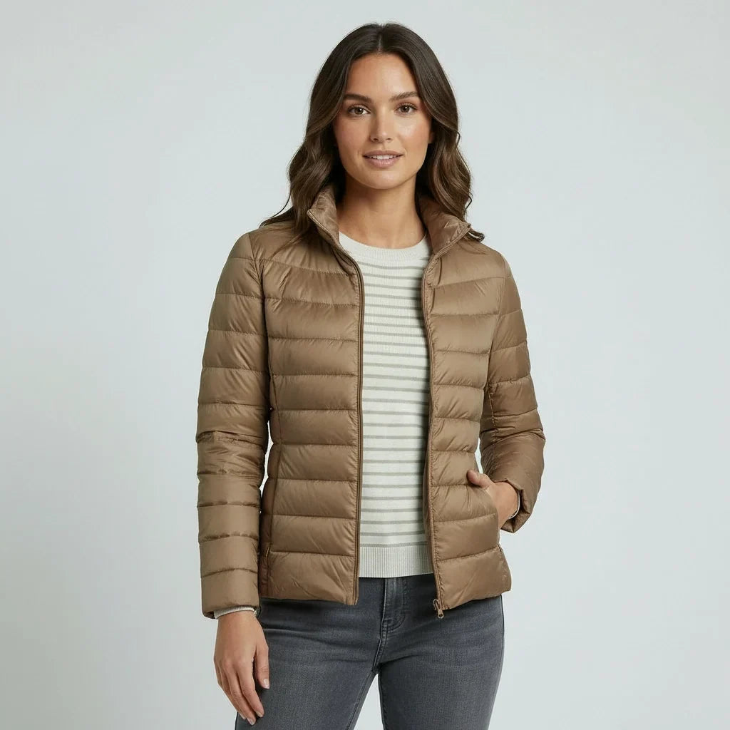 Annina | Chaqueta acolchada ligera con cremallera para mujer