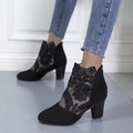 Isabel - Tacones altos de encaje