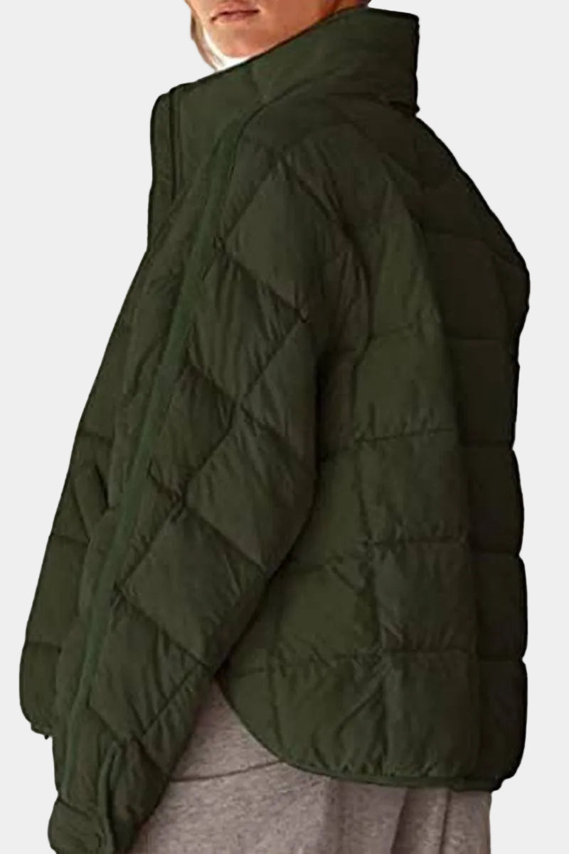 Caroline | Chaqueta acolchada ligera de viaje con cremallera para mujer