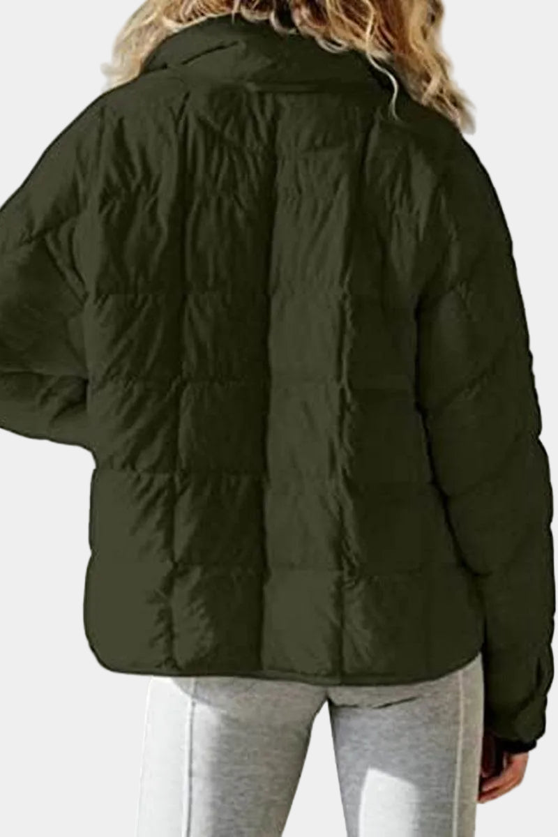 Caroline | Chaqueta acolchada ligera de viaje con cremallera para mujer