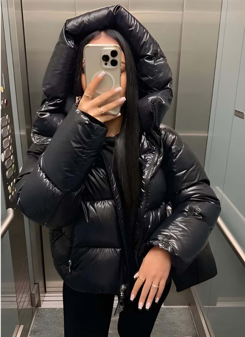 Diana | Abrigo acolchado de invierno brillante para mujer