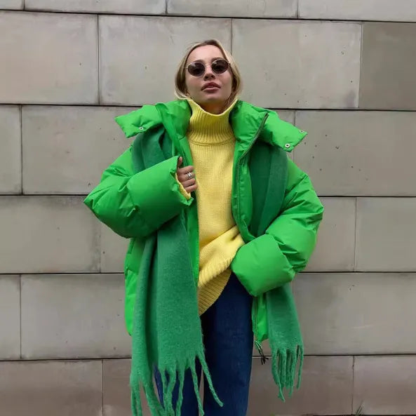 Elina | Chaqueta de invierno acolchada y holgada con capucha para mujer