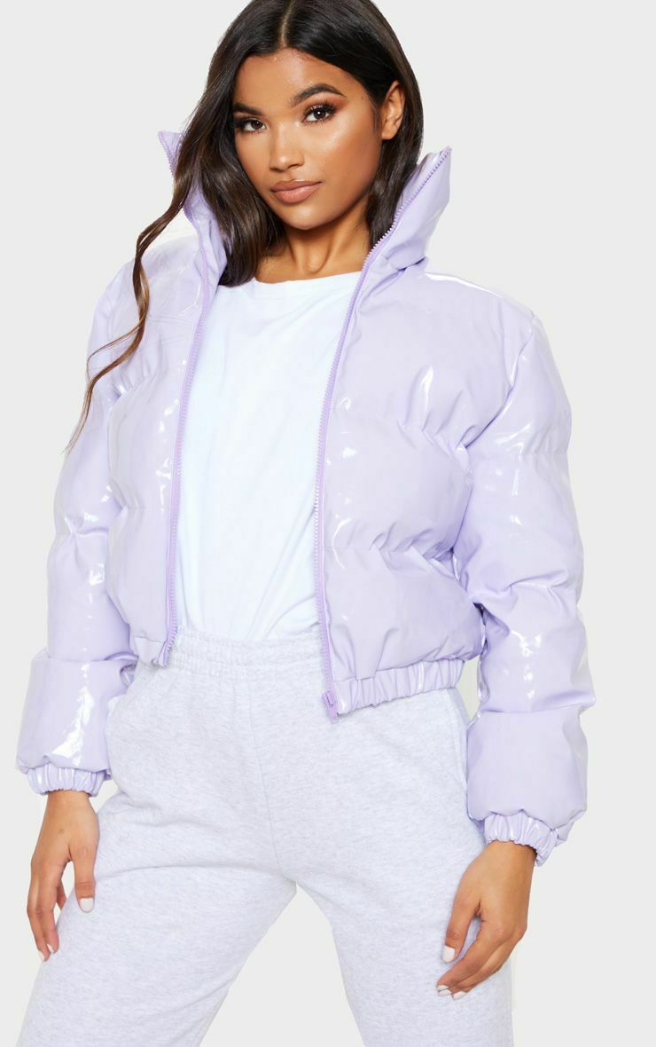 Chaqueta corta acolchada de invierno para mujer