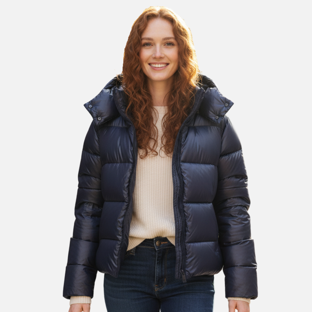 Lya | Chaqueta acolchada cálida con capucha para mujer