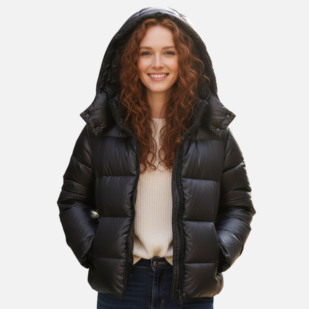 Lya | Chaqueta acolchada cálida con capucha para mujer
