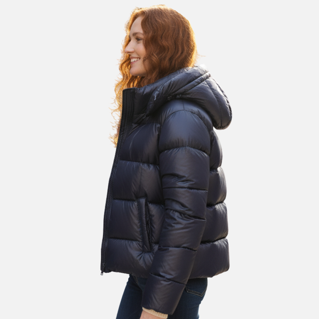 Lya | Chaqueta acolchada cálida con capucha para mujer