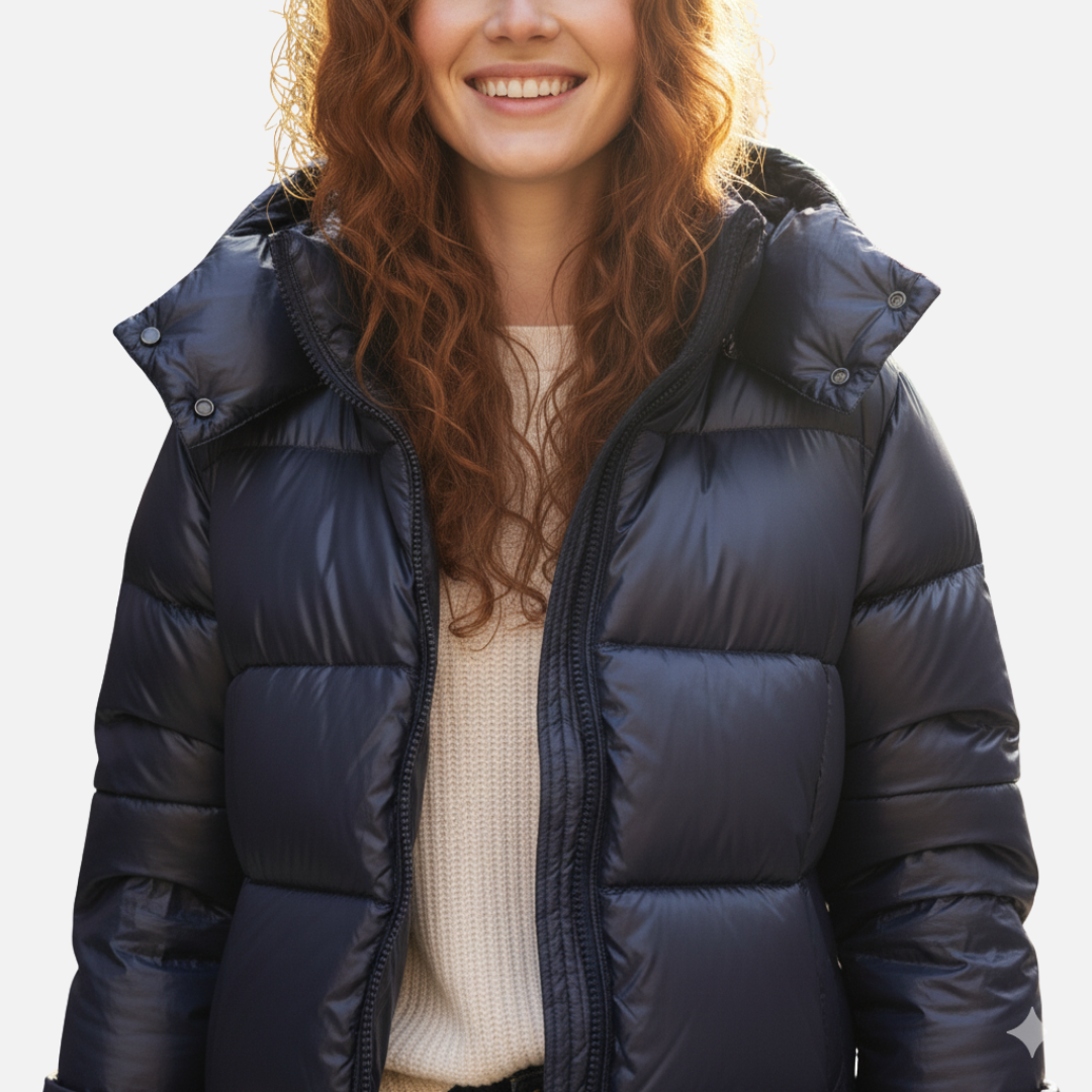 Lya | Chaqueta acolchada cálida con capucha para mujer