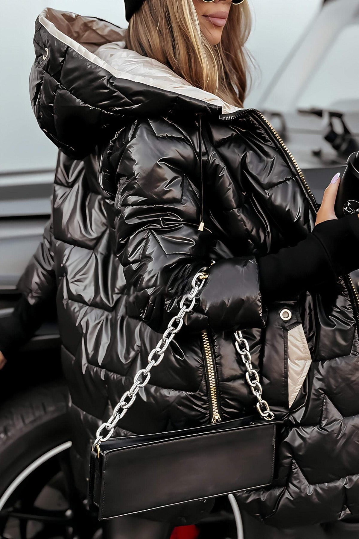 Aspen | Chaqueta larga acolchada cálida y de moda para mujer