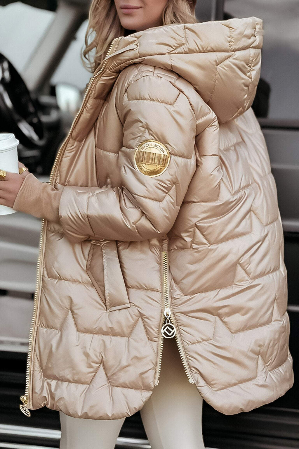 Aspen | Chaqueta larga acolchada cálida y de moda para mujer