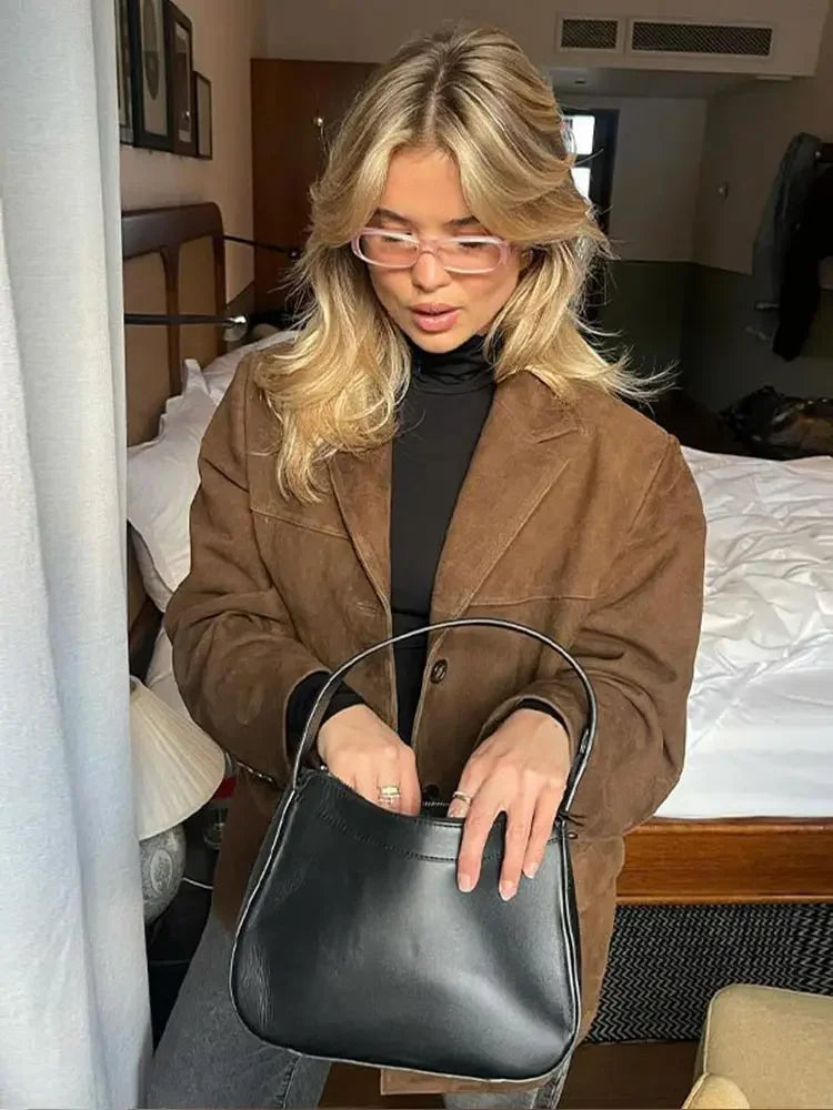 Victoria | Chaqueta elegante de ante para otoño para mujer