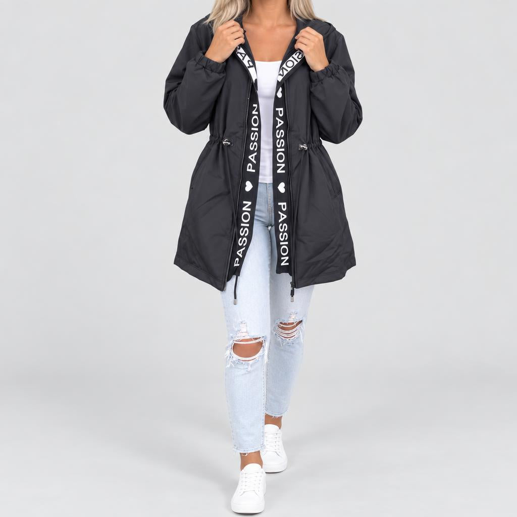 Leah | Chaqueta informal sin capucha con cremallera para mujer