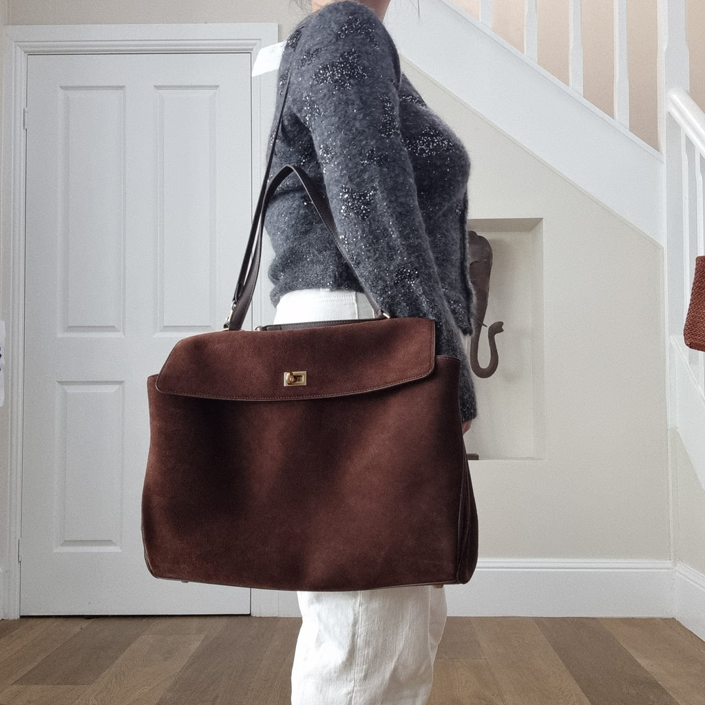 Harper Bolso de hombro (gamuza)