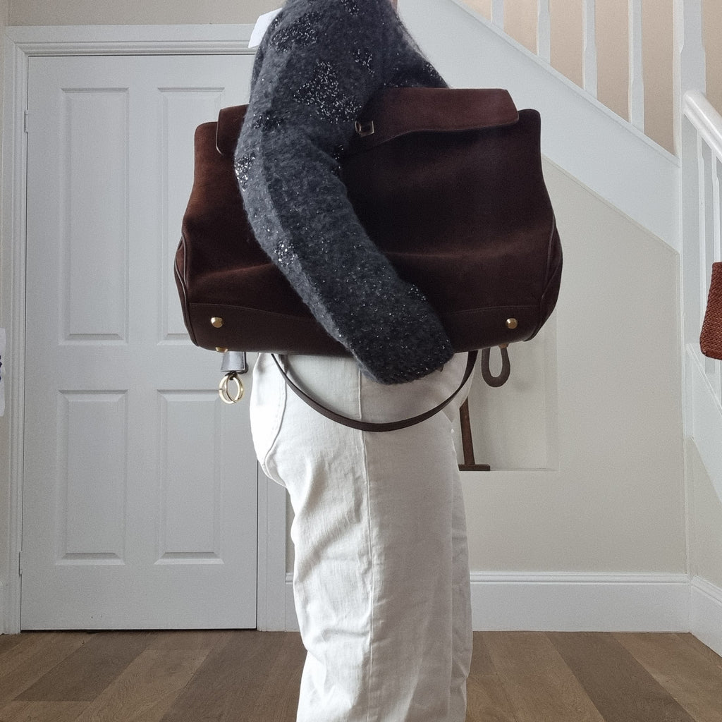 Harper Bolso de hombro (gamuza)