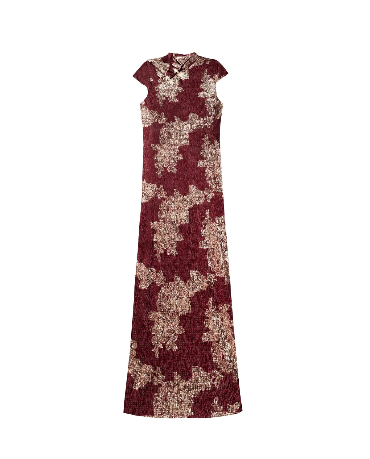 VESTIDO BLOOM · BURDEOS